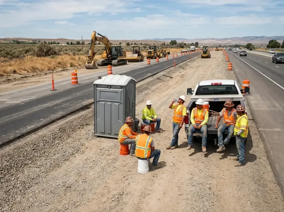 highway-road-construction-crew-007 — frequently asked questions, Porta Potty and Restroom Rentals in Cornville, AZ